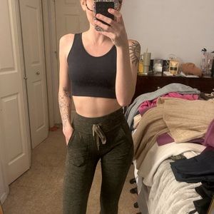 Aerie offline tie waist leggings.